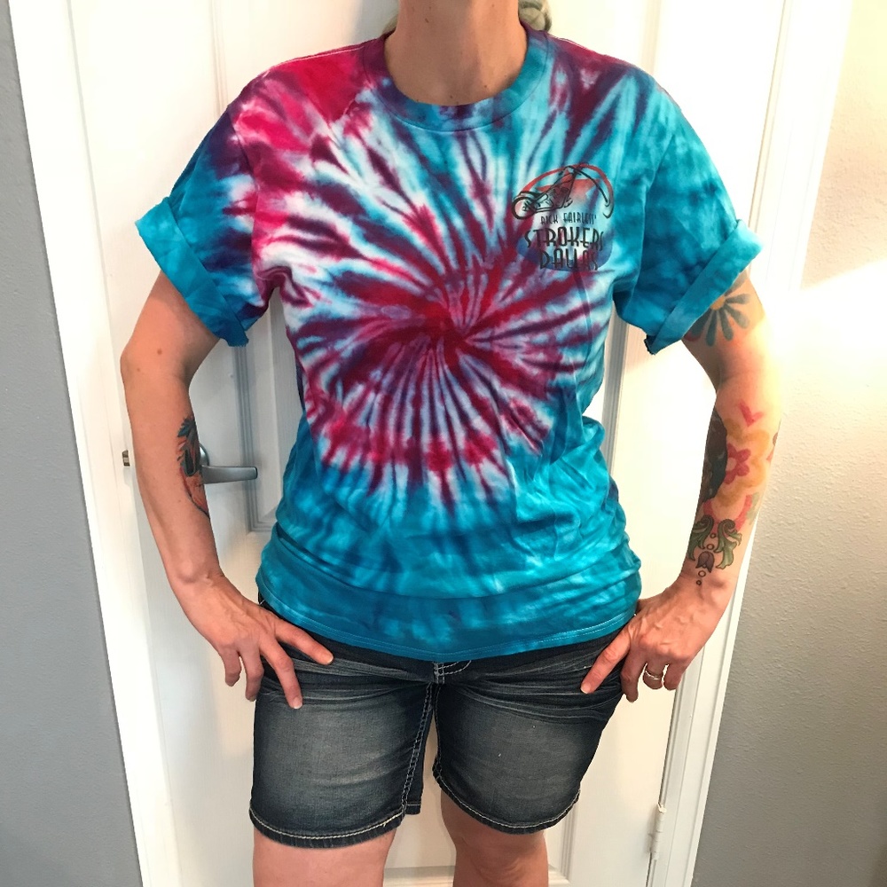 Unisex Breast Cancer Awareness Tye Dye Shirts